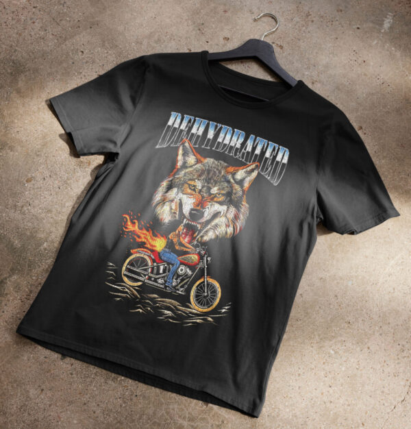 Feye Shop Dehydrated Harley Davidson Motorcycle T-Shirt