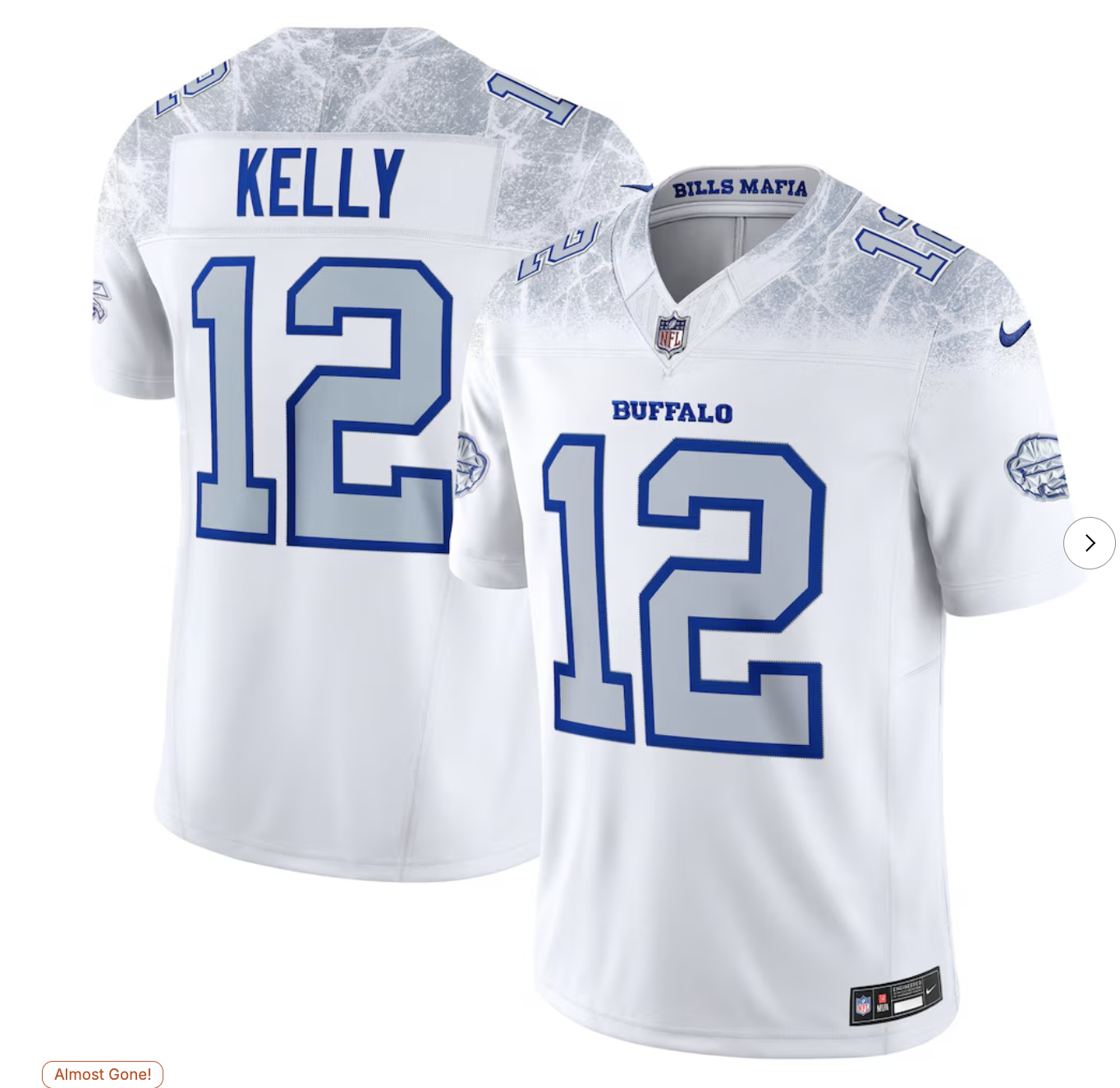 Jim Kelly Buffalo Bills Nike Women's 2025 Rivalries Collection Retired Player Game Jersey - White