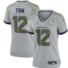 12s Seattle Seahawks Nike Women's 2025 Rivalries Collection Game Jersey - Wolf Gray
