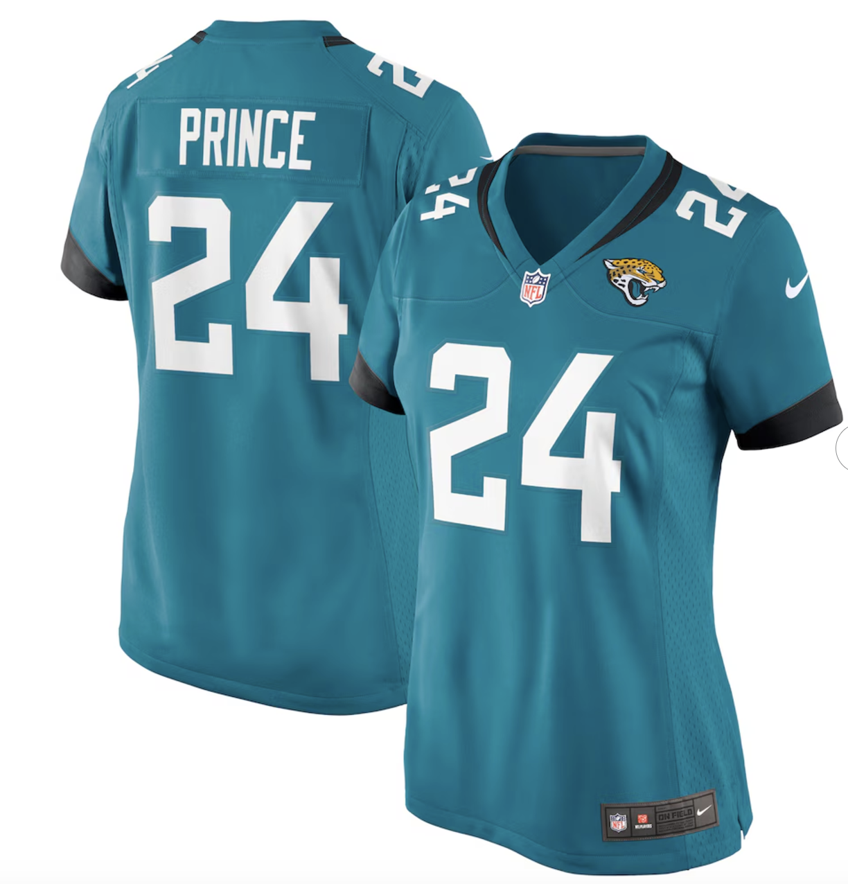 De’Antre Prince Jacksonville Jaguars Nike Women's Game Jersey - Teal