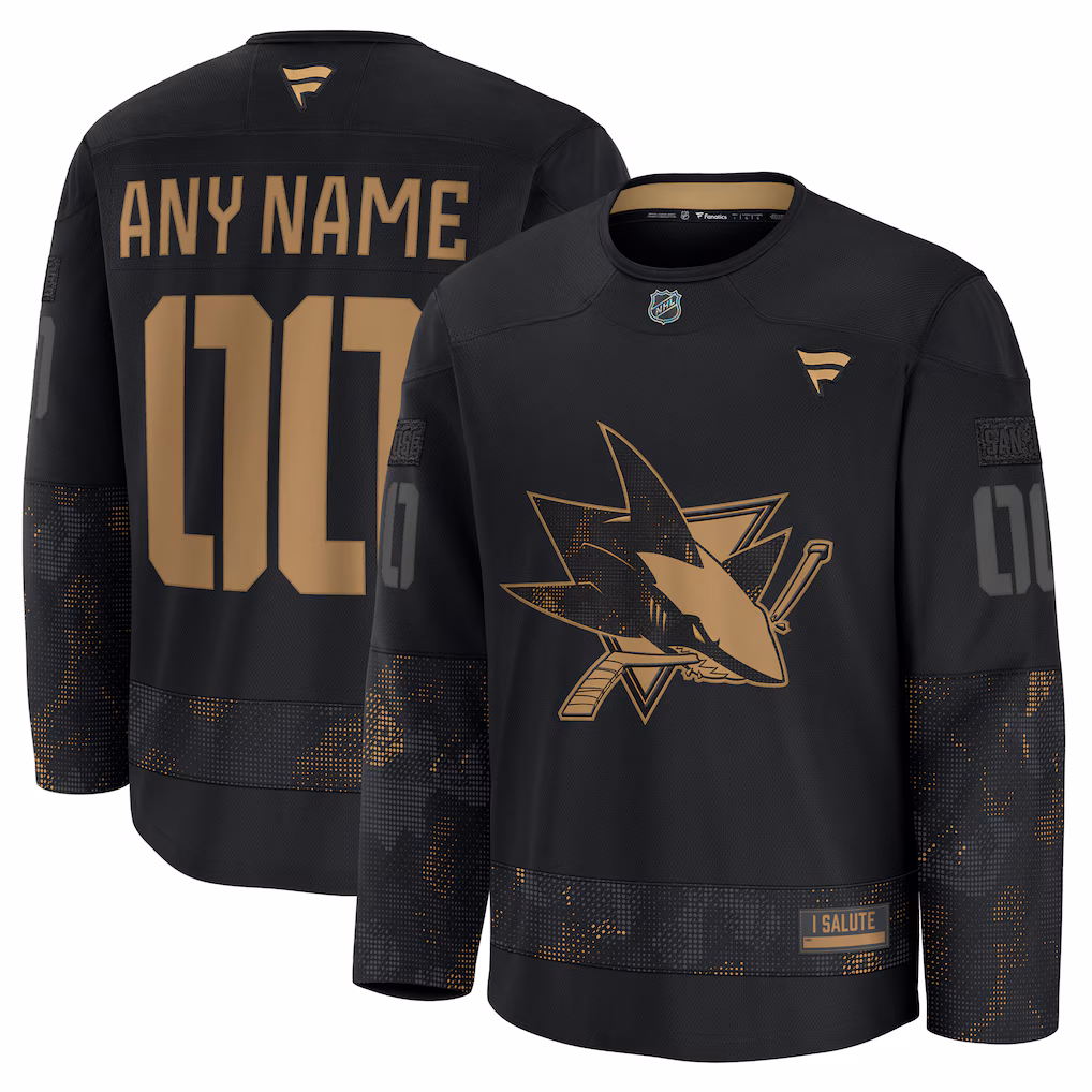 Dallas Stars Fanatics 2024 Military Appreciation Custom Practice Jersey - Black