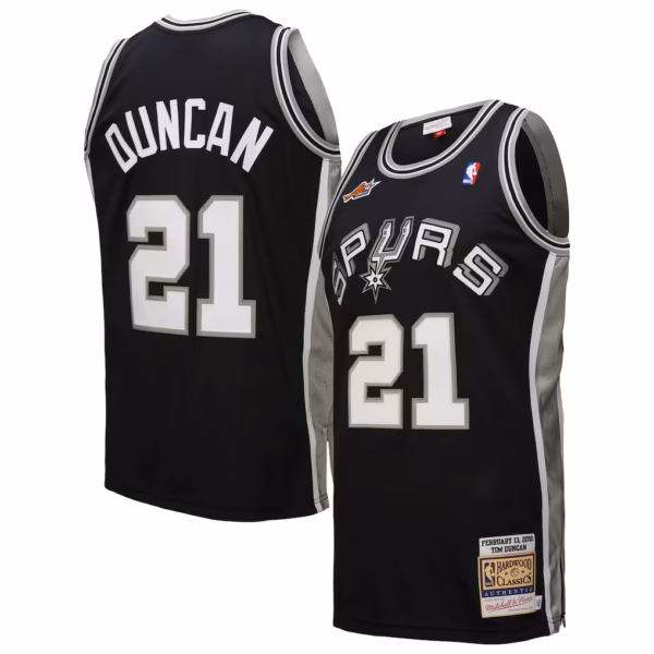 Tim Duncan San Antonio Spurs Mitchell & Ness 2000 NBA All-Star Game Authentic Jersey - Black
