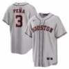 Jeremy Peña Houston Astros Nike   Player Jersey - Gray