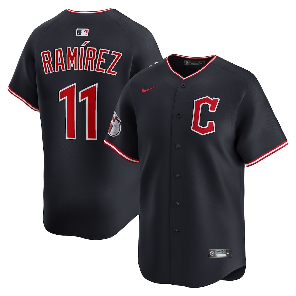 José Ramírez Cleveland Guardians Nike Alternate Jersey - Navy