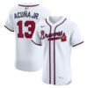 Ronald Acuña Jr. Atlanta Braves Nike Home Elite Player Jersey - White