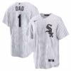 Chicago White Sox Nike #1 Dad Home  Jersey - White