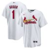 St. Louis Cardinals Nike #1 Groom Home  Jersey - White