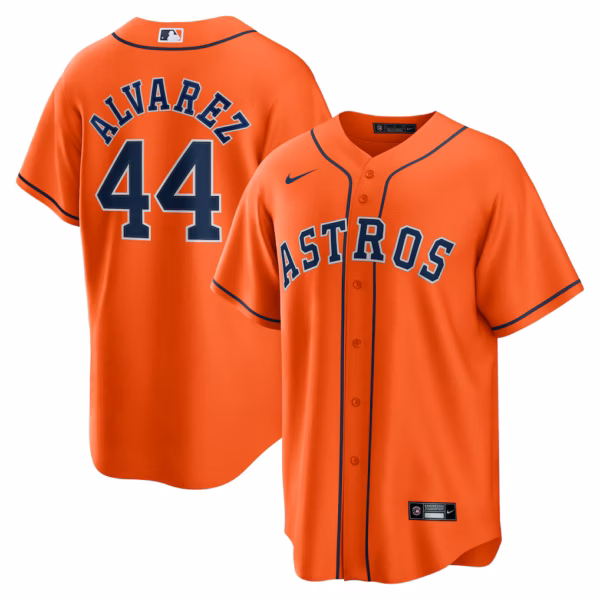Yordan Álvarez Houston Astros Nike Alternate  Player Jersey - Orange