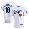Yoshinobu Yamamoto Los Angeles Dodgers Nike Home Kanji Limited Jersey - White