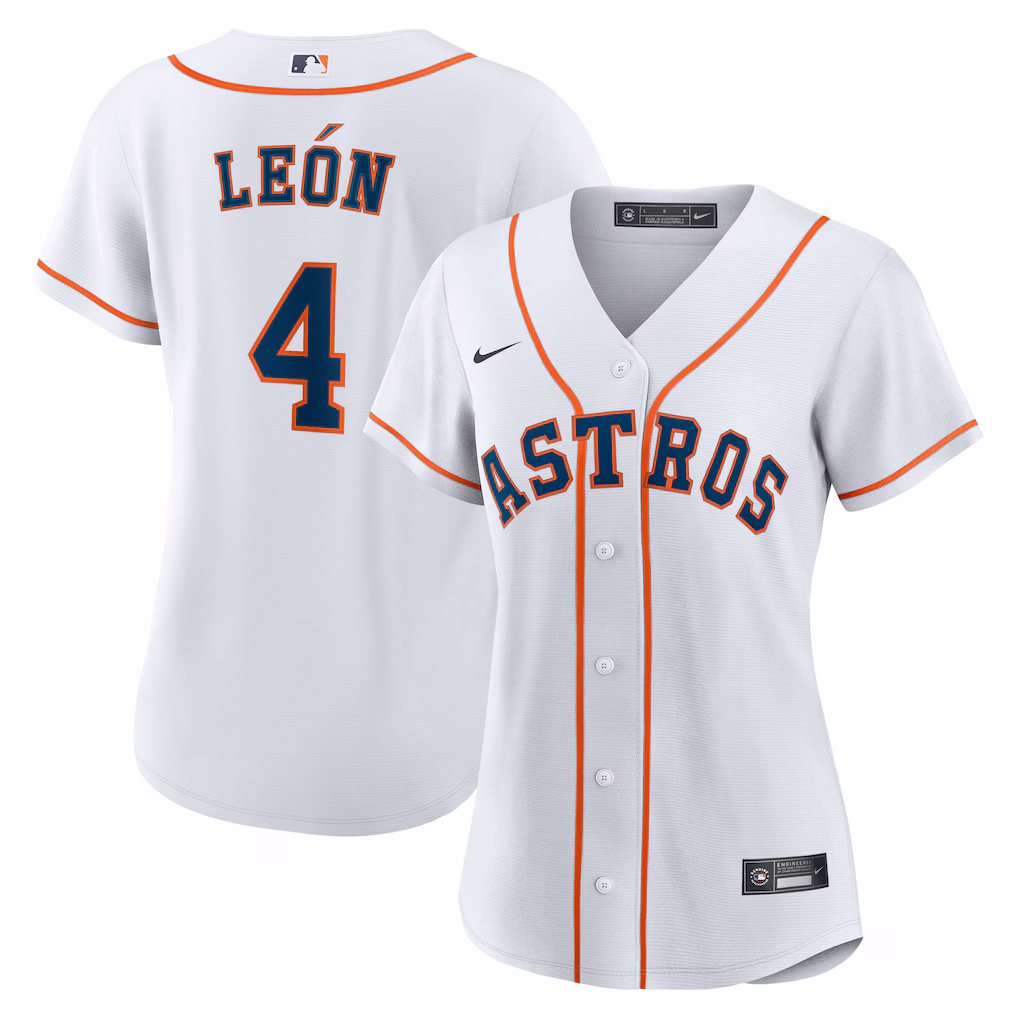 Pedro León Houston Astros Nike Women's Home Jersey - White