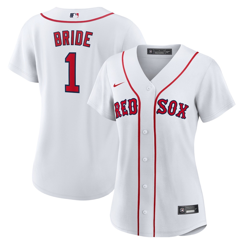 Boston Red Sox Nike Women's #1 Bride Home Jersey - White