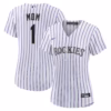 Colorado Rockies Nike Women's #1 Mom Home  Jersey - White