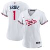 Minnesota Twins Nike Women's #1 Bride Home  Jersey - White