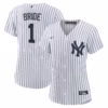 New York Yankees Nike Women's #1 Bride Home  Jersey - White