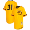 Dave Winfield San Diego Padres Mitchell & Ness Youth Cooperstown Collection Mesh Batting Practice Jersey - Gold