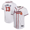 Ronald Acuña Jr. Atlanta Braves Nike Youth Home Game Player Jersey - White